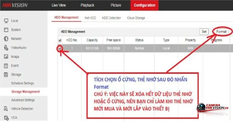 Khởi tạo ổ cứng