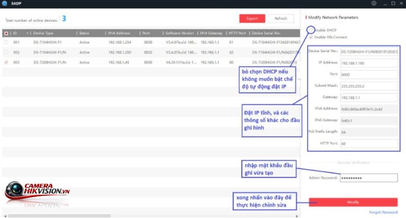 Nhấn Apply để lưu