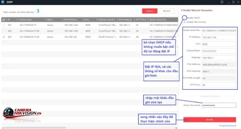 Nhấn Apply để lưu