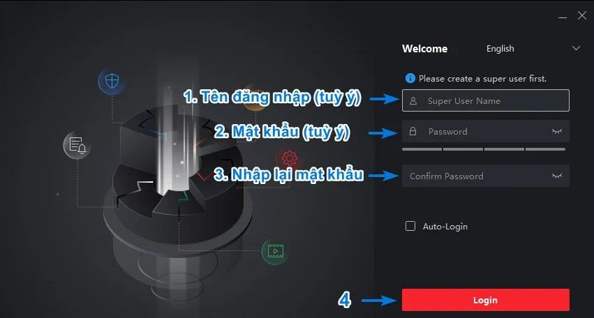 Trình cài đặt iVMS-4200 và gói module, phục vụ hướng dẫn cài đặt camera Hikvision trên máy tính