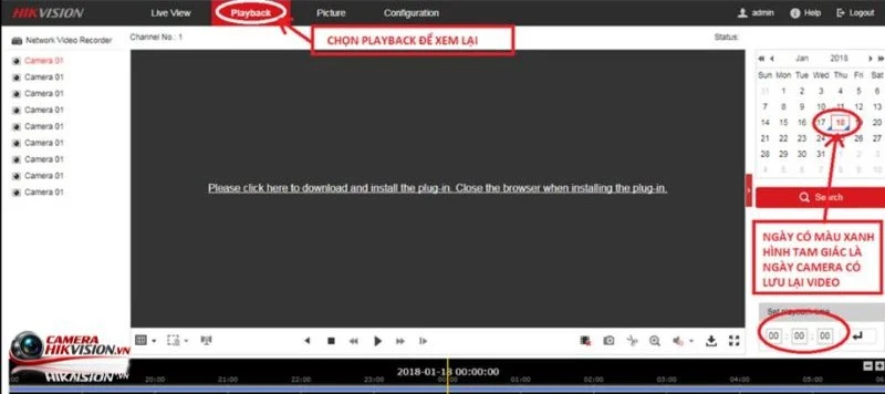 Xem Live View mượt và Playback