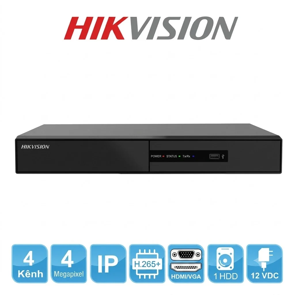Đầu ghi IP H.265+ 8 kênh HIKVISION DS-7108NI-Q1/M