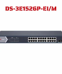 Switch 24 cổng PoE Gigabit HIKVISION DS-3E1526P-EI/M - ảnh 3
