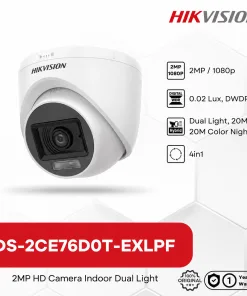Camera HDTVI 2MP Dome Dual Light HIKVISION DS-2CE76D0T-EXLPF - ảnh 3