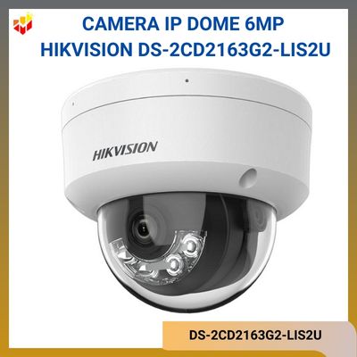 Camera IP Dome 6MP Hikvision DS-2CD2163G2-LIS2U