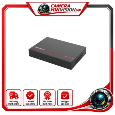 Đầu ghi IP 4 kênh tích hợp ổ cứng SSD Hikvision DS-E04NI-Q1/4P