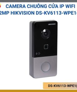 Camera chuông cửa IP Wifi 2MP Hikvision DS-KV6113-WPE1(B)