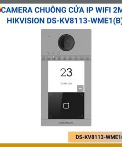 Camera chuông cửa IP Wifi hồng ngoại 2MP Hikvision DS-KV8113-WME1(B)