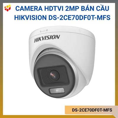 Camera HDTVI 2MP bán cầu Hikvision DS-2CE70DF0T-MFS