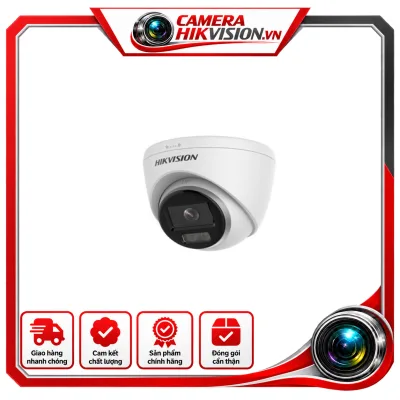 Camera IP bán cầu vát 2MP - Có màu 24/7• Cảm biến 1/2.8" progressive scan CMOS• Chuẩn nén H265+, H.265 , H.264+, H.264 / Hỗ trợ 2 luồng dữ liệu•