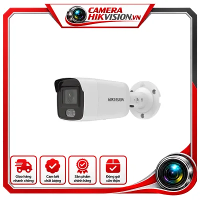 Camera IP (thân trụ) 2MP/4MP - CÓ MÀU 24/24 tích hợp MIC• Cảm biến CMOS 1/2.8''; 0.0005 Lux, 3 luồng dữ liệu• Độ phân giải 1920 x 1080/2688 x 1520
