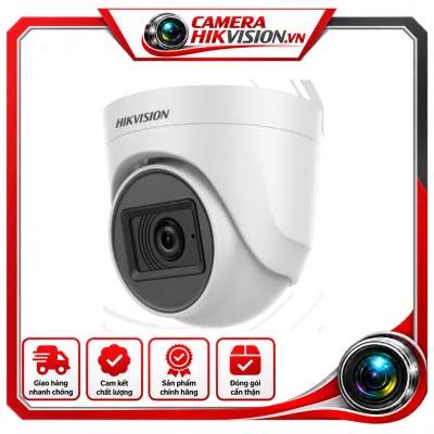 Camera HD-TVI 2MP – Tíc hợp micro•Cảm biến CMOS 2MP. Độ phân giải 1920x1080. Độ nhạy sáng 0.01 lux•Ống kính 3.6mm ( đặt hàng 2.8/6mm). Tầm xa hồng ngoại 30m