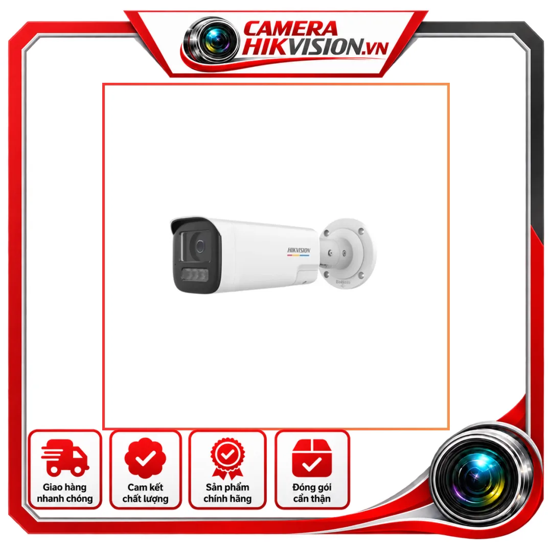 Ống kính 4mm.Hỗ trợ đàm thoại 2 chiều.Tích hợp đèn còi cảnh báo.Hồng ngoại/ Ánh sáng trắng 50m.