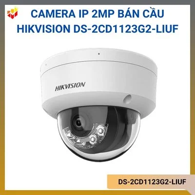 Camera IP 2MP bán cầu Hikvision DS-2CD1123G2-LIUF