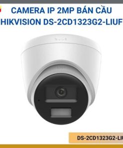 Camera IP 2MP bán cầu Hikvision DS-2CD1323G2-LIUFĐộ phân giải tối đa 1920×1080 @ 25/30fpsỐng kính 2.8/4mmTầm xa hồng ngoại 30m/ Tầm xa đèn ánh sáng trắng 20mHỗ trợ sự kiện: