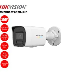 Camera IP 2MP thân trụ HIKVISION DS-2CD1027G2H-LIUF - ảnh 1