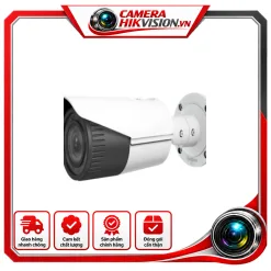 Camera IP ( hình trụ) hồng ngoại 2 MP chuẩn nén H.265++ Cảm biến 1/2.8" Progressive Scan CMOS+ Chuẩn nén H.265+, H.265, H.264+, H.264+ Độ nhạy sáng cao: Color: 0.01