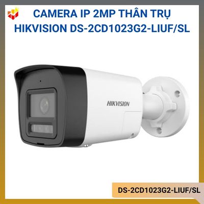 Camera IP 2MP thân trụ Hikvision DS-2CD1023G2-LIUF/SL