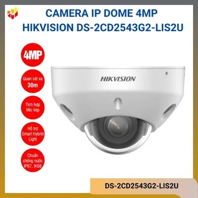 Camera IP Dome 4MP Hikvision DS-2CD2543G2-LIS2U