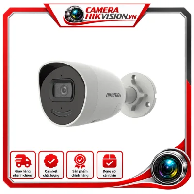 Camera IP AcuSense thân trụ thế hệ 2 4MP•Cảm biến hình ảnh 1/2.8" Progressive Scan CMOS•Độ phân giải 2592 × 1944@20fps•Chuẩn nén H.265+•Hỗ trợ 3 luồng dữ liệu•Độ nhạy sáng: