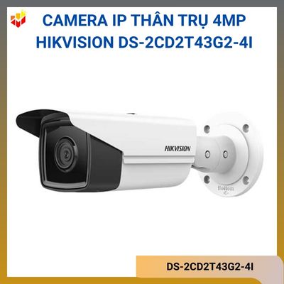 Camera IP thân trụ hồng ngoại 4MP Hikvision DS-2CD2T43G2-4I