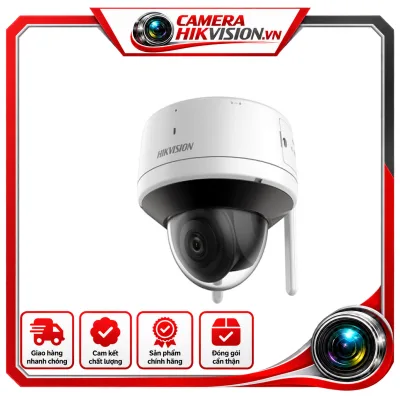 Camera IP Wifi hình trụ/ bán cầu 2MP+ Cảm biến 1/2.7" Progressive Scan CMOS+ Chuẩn nén H.265+/H.265/H.264+/H.264+ Độ nhạy sáng: Color: 0.005 Lux @ (F1.6, AGC ON), 0 Lux with