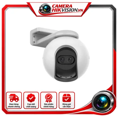 Camera ống kính kép + quay quét wifi•Độ phân giải 1920x1080 @ 15fps• Hai ống kính 2.8mm và 12mm• Chế độ xem Picture in Picture cả trên live view và