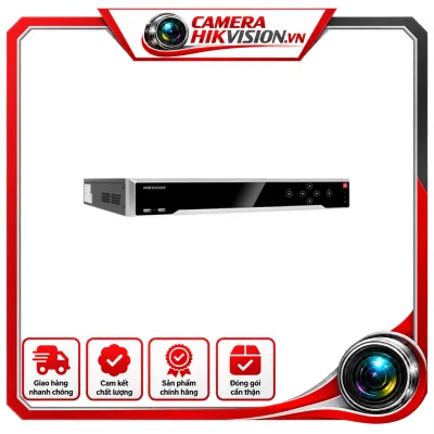 Đầu ghi hình NVR 16 kênh - 4 ổ cứng■ Chuẩn nén H.265, H265+, H.264, H264+.■ Độ phân giải ghi rất cao lên tới 12 Mp. Có thể hỗ trợ
