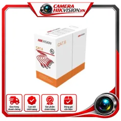 Cáp mạng chuyên dụng CAT6 Hikvision 8 Lõi đồng nguyên chất 99.95%Đường kính lõi đồng 0.565±0.005mmĐường kính sợi dây 1.02±0.05mmĐộ dày vỏ 0.55±0.05 mmĐường kính dây 6.2±0.4 mmVỏ cách điện