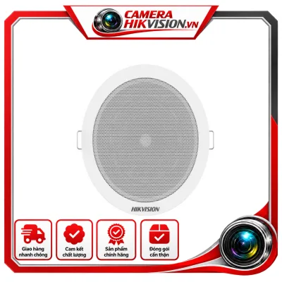 Loa Analog Âm trầnCông suất định mức 6WĐiện áp định mức 100VĐộ nhạy ±91dB 3dBKích thước Φ 170x 63 mmKích thước khoét lỗ Φ148mmJack kết nối dạng connector