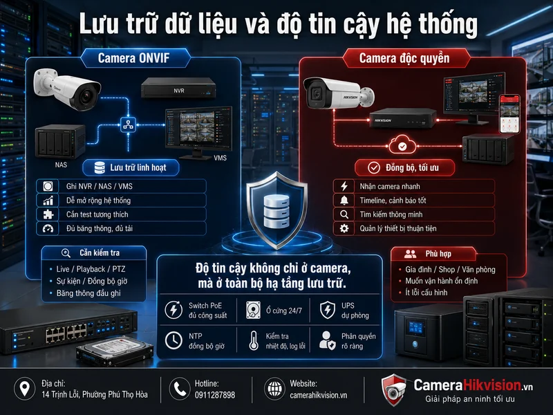 Lưu trữ dữ liệu và độ tin cậy hệ thống