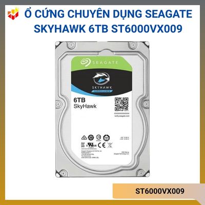 Ổ cứng chuyên dụng Seagate Skyhawk 6TB ST6000VX009