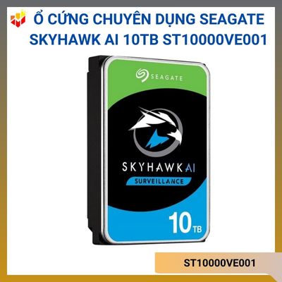 Ổ cứng chuyên dụng Seagate Skyhawk AI 10TB ST10000VE001