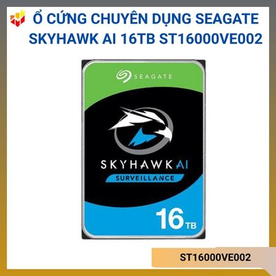 Ổ cứng chuyên dụng Seagate Skyhawk AI 16TB ST16000VE002