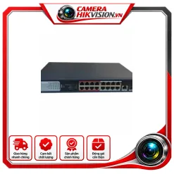 Switch PoE L2 16 cổng Hikvision DS-3E1318P-EI/M 100M