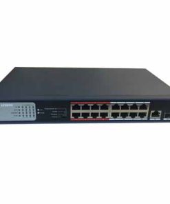 Switch PoE L2 16 cổng Hikvision DS-3E1318P-EI/M 100M