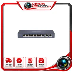 Switch mạng 8 cổng POE HIKVISION DS-3E1310P-EI/M