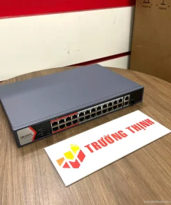 Switch POE 24 cổng HIKVISION DS-3E1326P-EI/M – ảnh thực tế tại Trường Thịnh Telecom