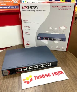 Switch POE 24 cổng HIKVISION DS-3E1326P-EI/M – ảnh thực tế tại Trường Thịnh Telecom