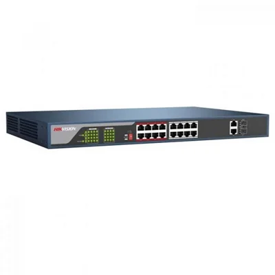 Switch PoE 16 cổng 100M Hikvision DS-3E1318P-EI