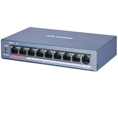 Switch mạng 8 cổng PoE 100M, 1 cổng uplink 10/100M , Layer 2•Tự tương thích chuẩn 802.3af/at , Tổng công suất PoE 100W;•Truyền dẫn khoảng cách xa : Tối đa