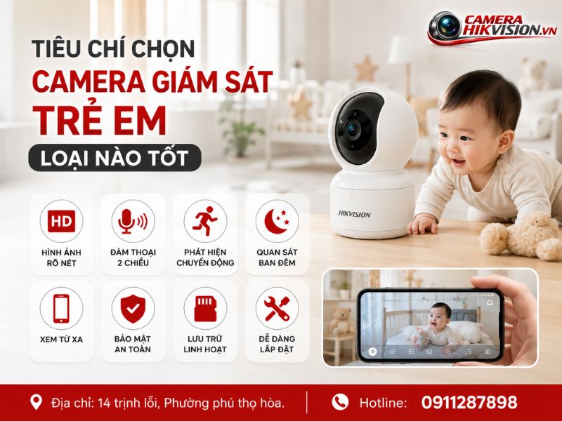 Tiêu chí chọn camera giám sát trẻ em loại nào tốt?