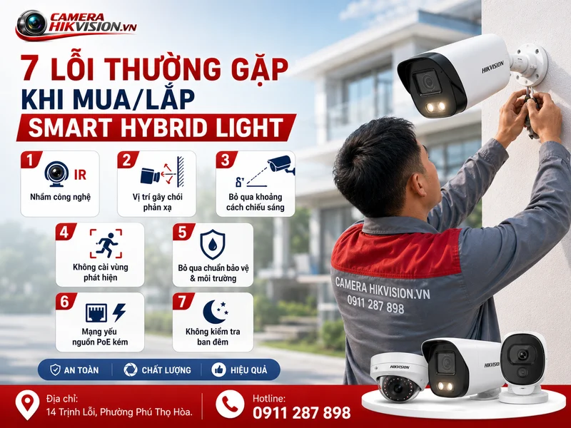7 lỗi thường gặp khi mua/lắp Smart Hybrid Light và cách tránh