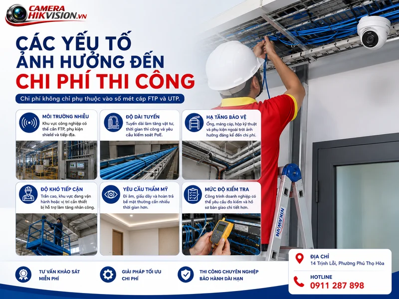 Các yếu tố ảnh hưởng đến chi phí thi công