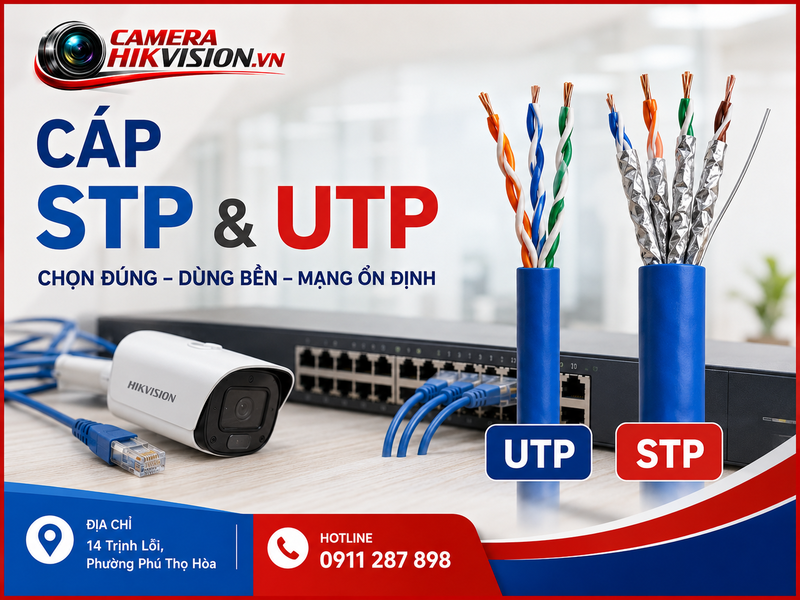 So Sánh Cáp STP Và UTP: Loại Nào Tốt Hơn Cho Mạng LAN?