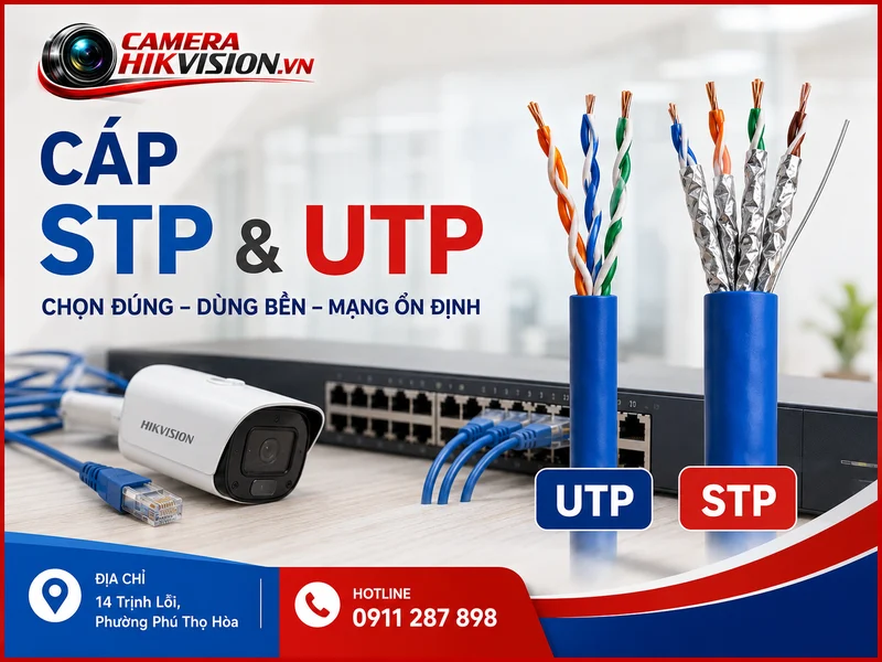 Cáp STP và UTP