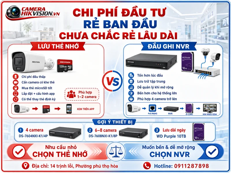 Chi phí đầu tư: Rẻ ban đầu chưa chắc rẻ lâu dài