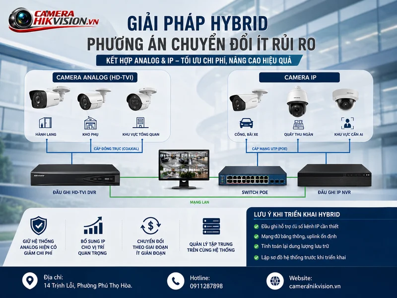 Giải pháp hybrid: phương án chuyển đổi ít rủi ro