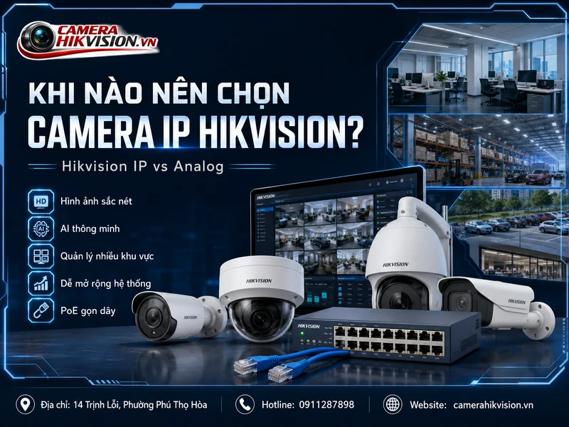 Khi nào nên chọn camera IP Hikvision?
