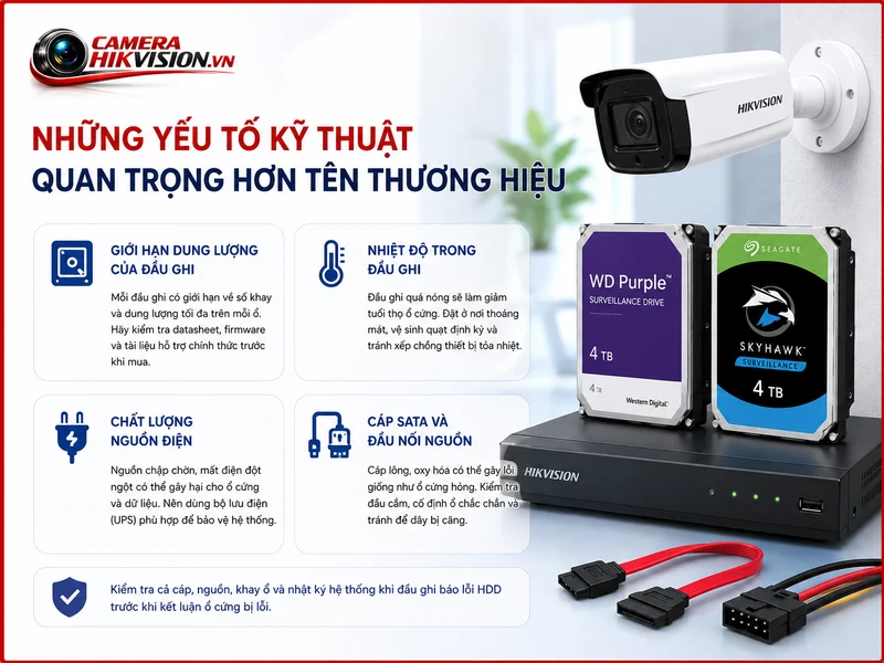Những yếu tố kỹ thuật quan trọng hơn tên thương hiệu